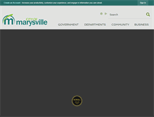 Tablet Screenshot of marysvilleohio.org